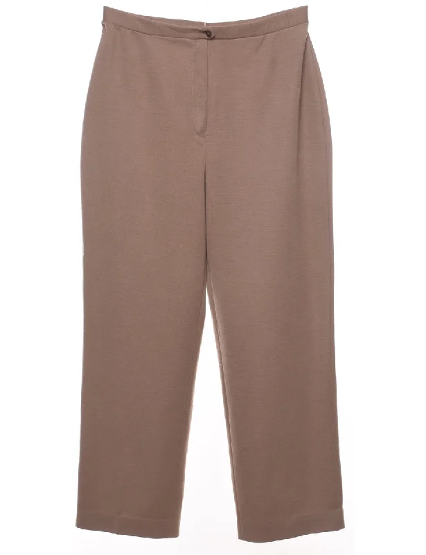 Light Brown Casual Trousers - W30 L29 Trousers Cargo pockets