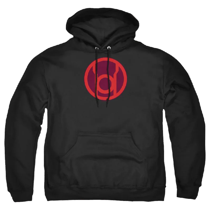 Green Lantern Red Symbol - Pullover Hoodie Fleece Warm Pullover