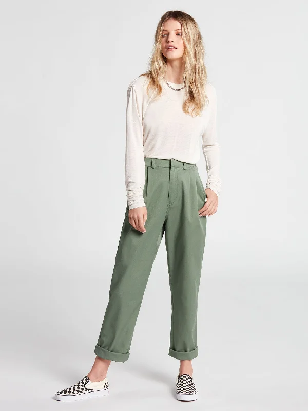 Frochickie Trouser - Light Army Trousers Solid Black