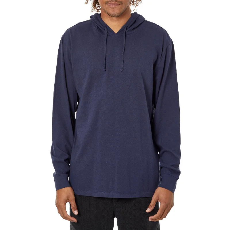 Katin Hide Men's Pullover Hoodie - Navy Thick Cable Knit