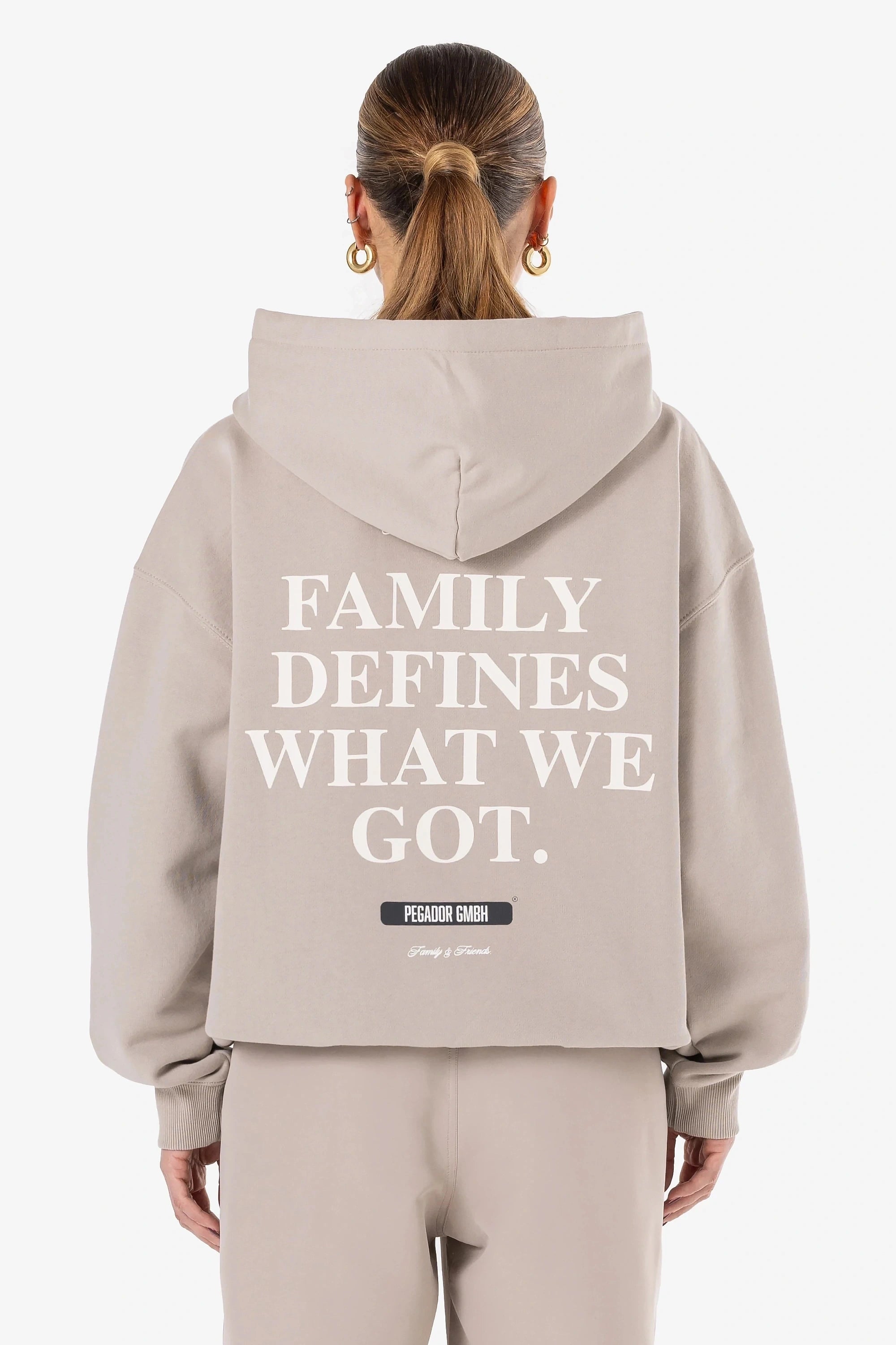 Nenno Oversized Hoodie Washed Dark Stone Hoodie with V-Neck Classic Versatile