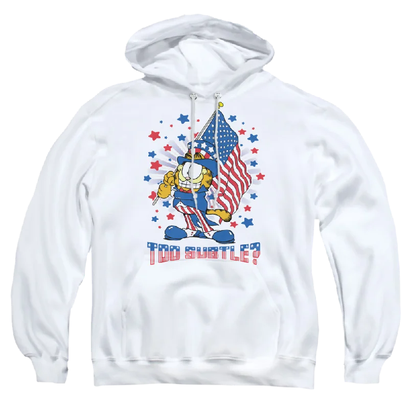 Garfield Subtle - Pullover Hoodie Button Front Sweater