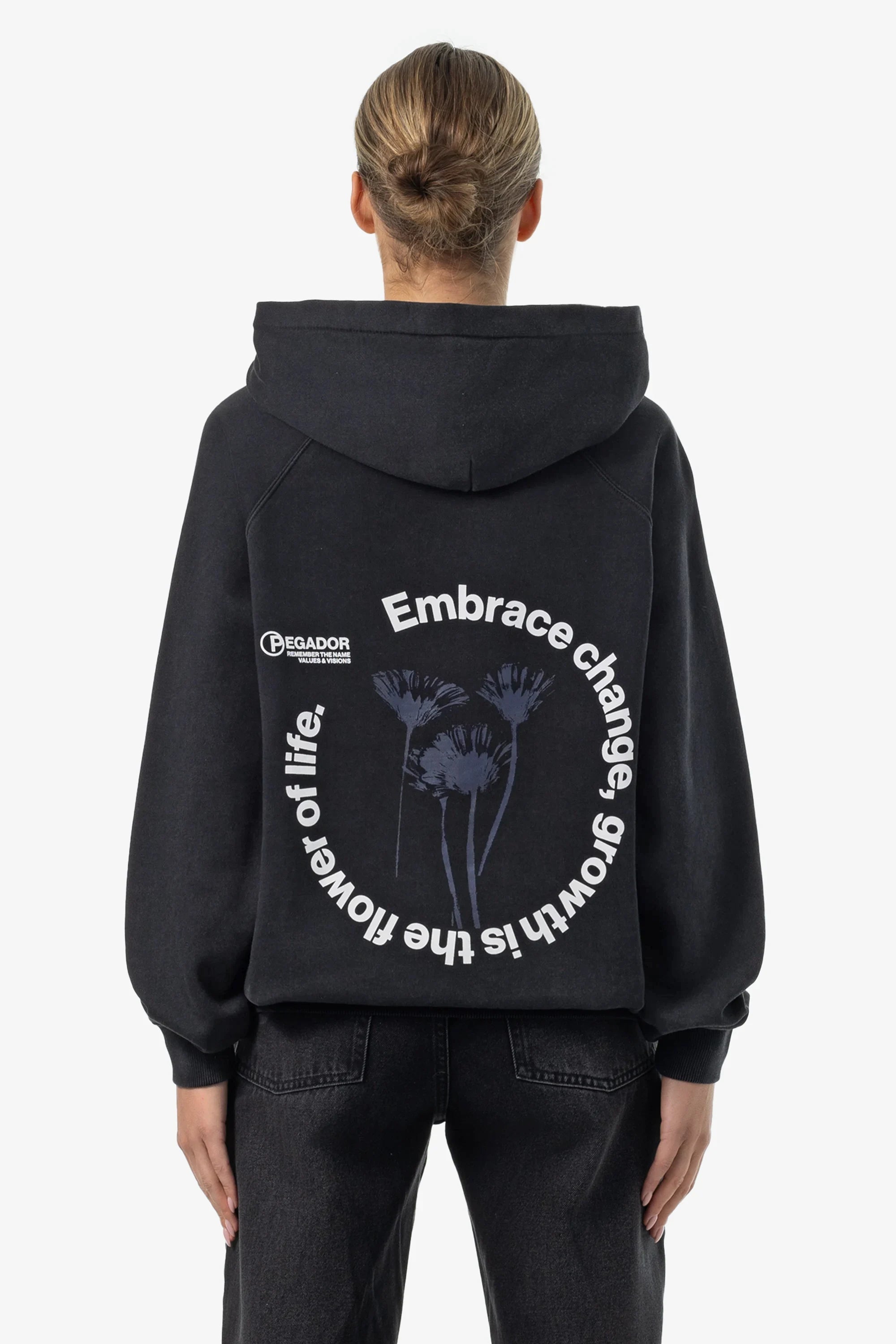 Roya Oversized Raglan Hoodie Vintage Black Hoodie with Elastic Waist Stretchable Comfortable Roya Oversized Raglan Hoodie Vintage Black Hoodie with Elastic Waist Stretchable Comfortable