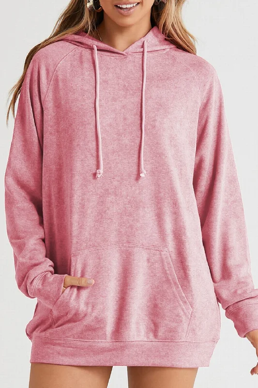 Hazel Blues® | Drawstring Long Sleeve Oversize Hoodie Hoodie with Earth Tones Natural Calm Hazel Blues® | Drawstring Long Sleeve Oversize Hoodie Hoodie with Earth Tones Natural Calm