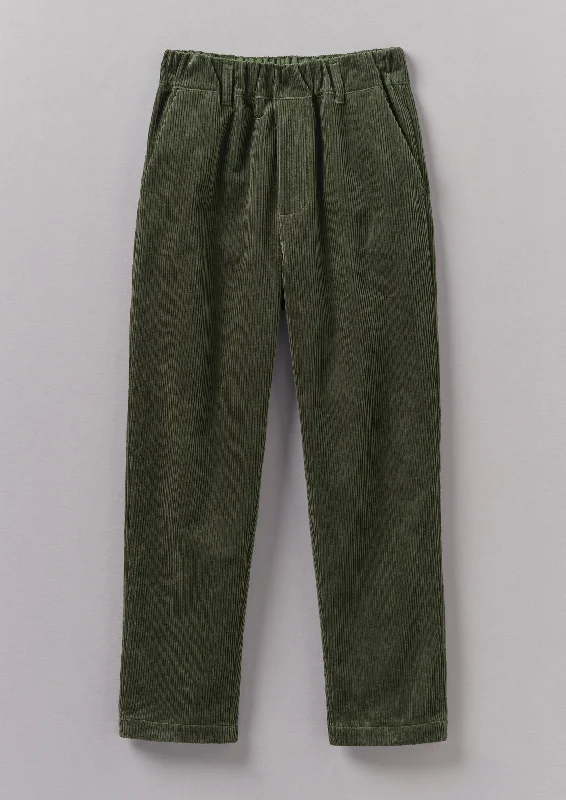 Gabi Organic Cord Pull On Trousers | Seaweed Trousers Print Floral