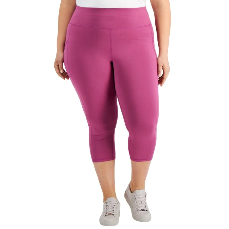 IDEOLOGY - Plus Stretch High Rise Leggings Comfortable Bootcut Workout Leggings