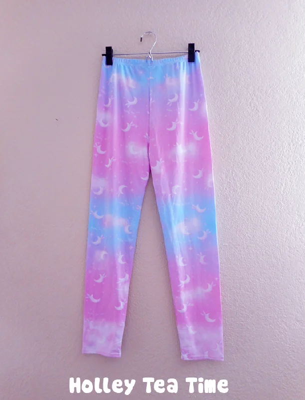 Twinkle Heaven Leggings [made to order] Elegant Textured Leggings