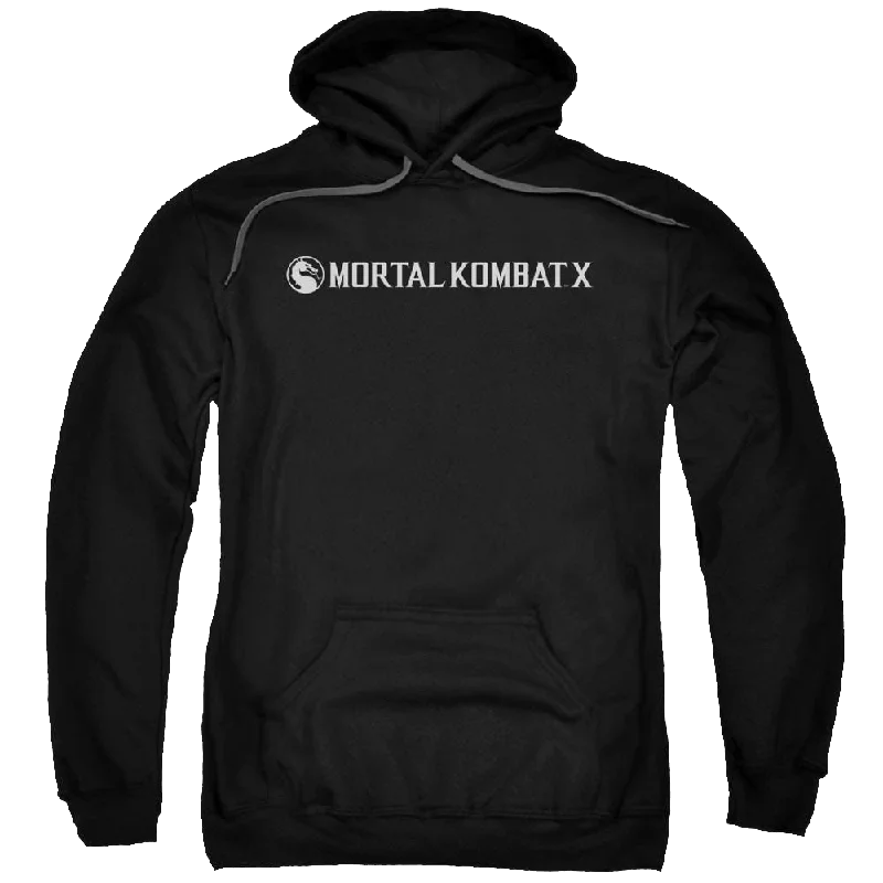 Mortal Kombat Horizontal Logo Pullover Hoodie Blouson Sleeve Pullover