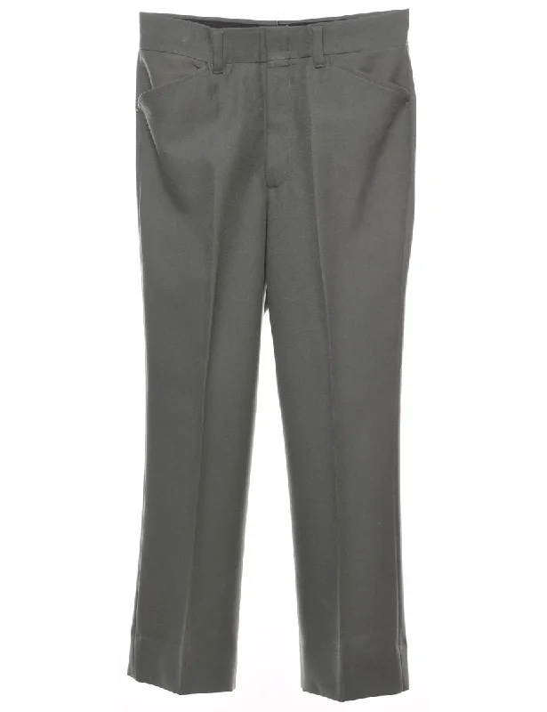 Light Green Tapered Trousers - W32 L29 Trousers Palazzo Wide Leg