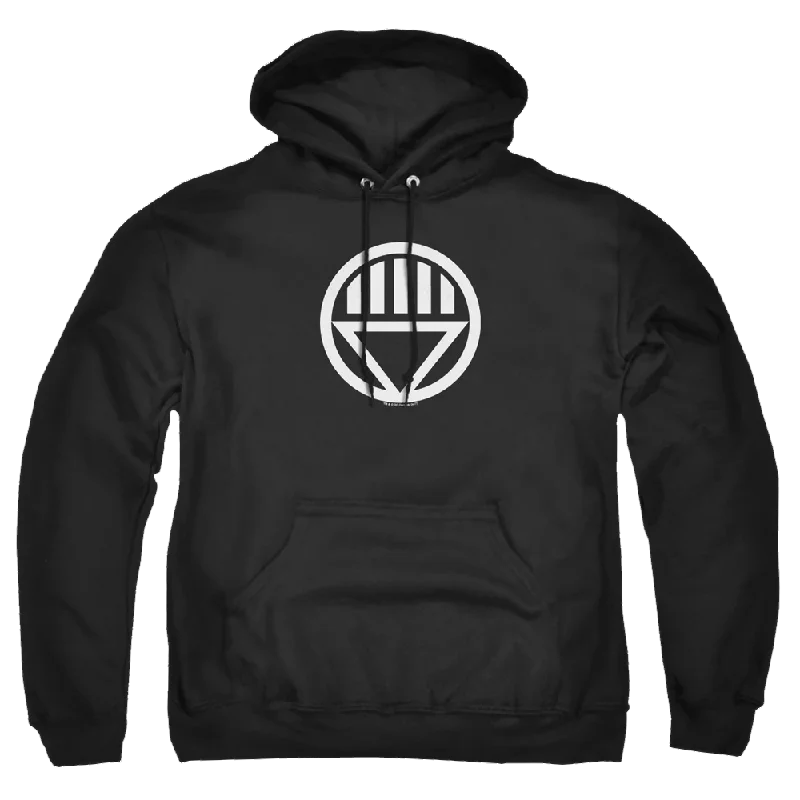 Green Lantern Black Lantern Logo - Pullover Hoodie Jewel Neck Pullover
