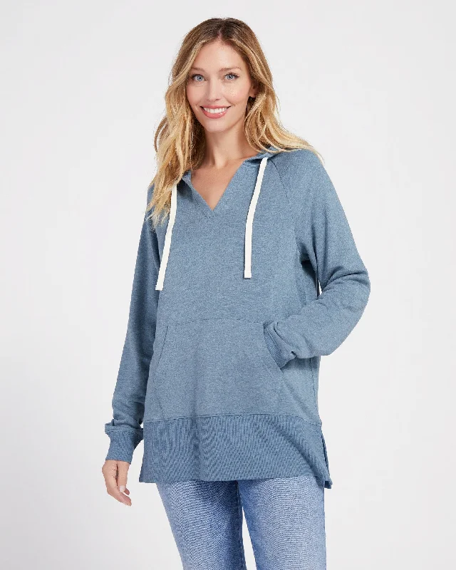 Jacey Pullover Hoodie Hoodie with Button Classic Timeless
