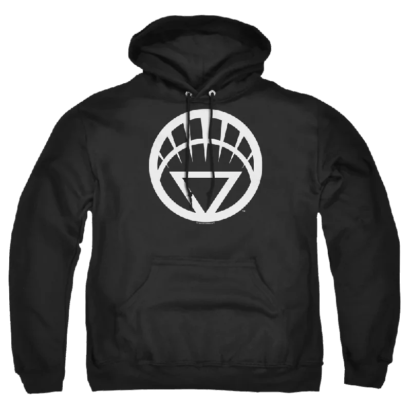 Green Lantern White Emblem - Pullover Hoodie Long Sleeve Pullover