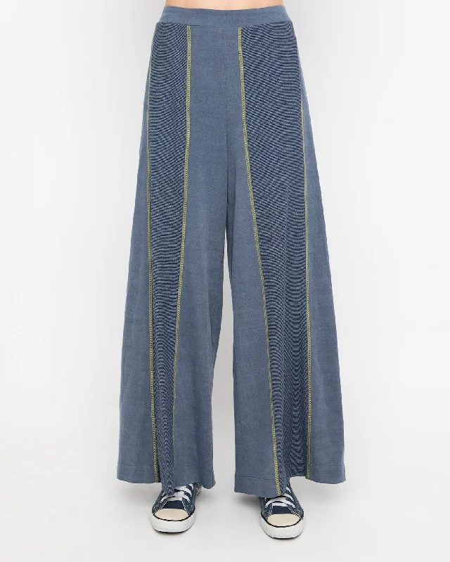 Ozai N Ku Tacoma Trousers, Blue Trousers fashionable chic