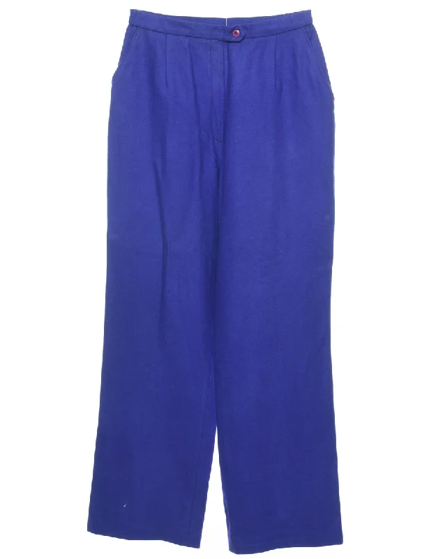 Purple Casual Trousers - W28 L30 Trousers Leisure Comfortable