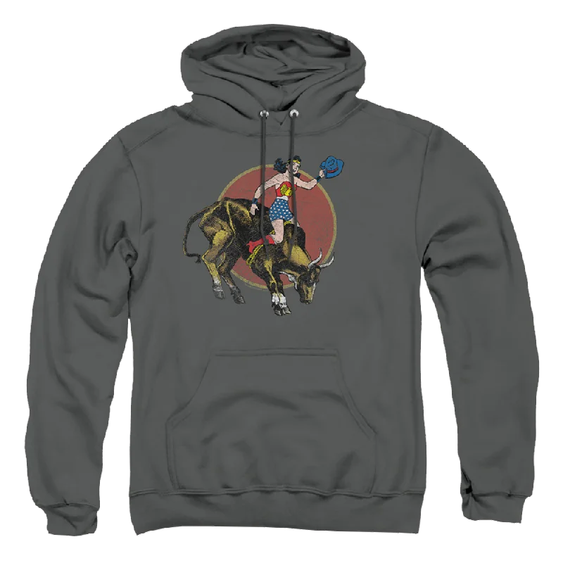 Justice League Bull Rider Pullover Hoodie Flare Sleeve Stylish