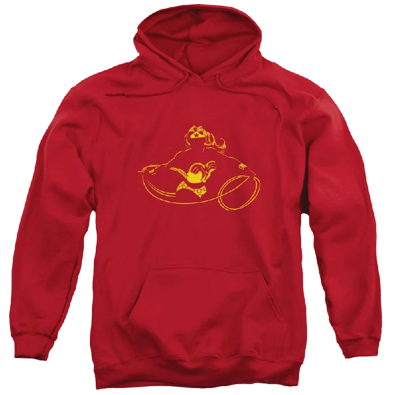 DC Comics Wonder Min - Pullover Hoodie Fleece Warm Pullover
