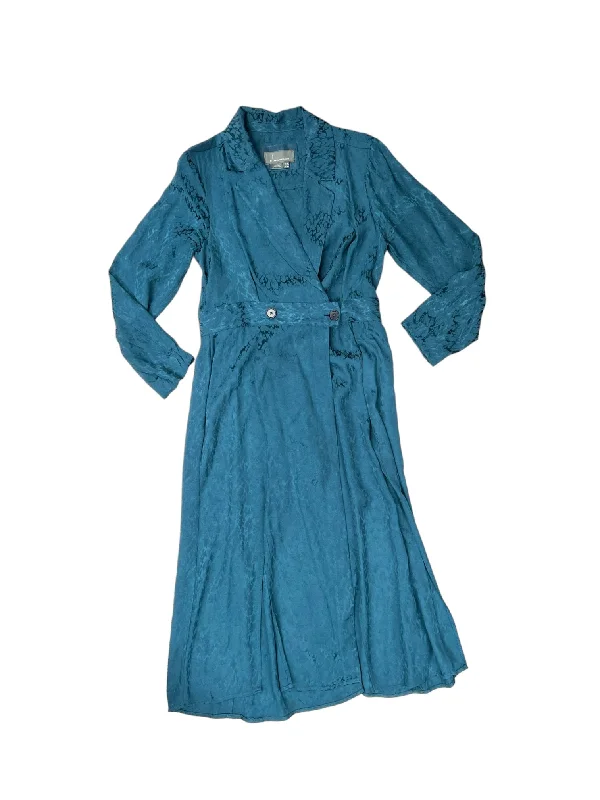 Dress Casual Midi By Anthropologie In Teal, Size: 4petite Stylish Halter Neck Midi Dress Dress Casual Midi By Anthropologie In Teal, Size: 4petite Stylish Halter Neck Midi Dress