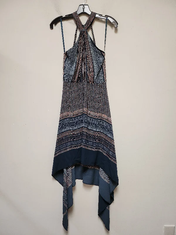 Dress Casual Midi By Bcbgmaxazria In Geometric Pattern, Size: S Stylish Cold Shoulder Midi Dress Dress Casual Midi By Bcbgmaxazria In Geometric Pattern, Size: S Stylish Cold Shoulder Midi Dress