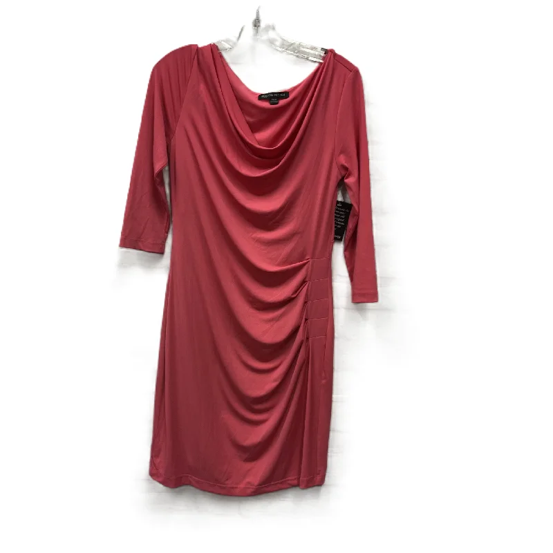 Dress Casual Midi By Boston Proper In Pink, Size: M Stylish Halter Neck Midi Dress