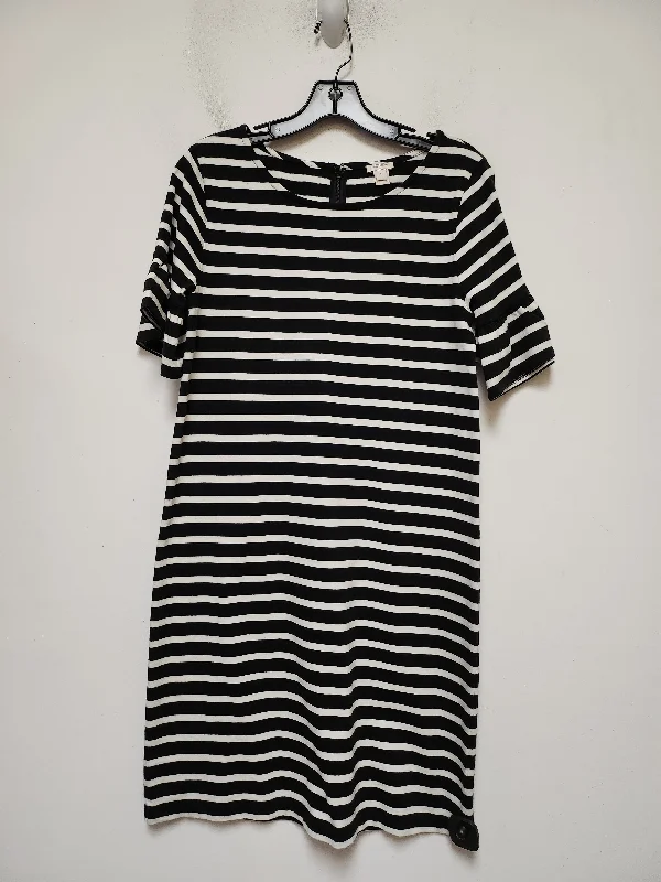 Dress Casual Midi By J. Crew In Striped Pattern, Size: S Comfortable Adjustable Strap Midi Dress Dress Casual Midi By J. Crew In Striped Pattern, Size: S Comfortable Adjustable Strap Midi Dress