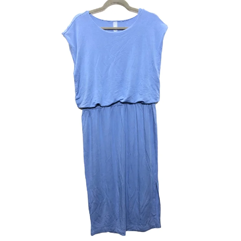 Dress Casual Midi By Lou And Grey In Blue, Size: L Comfortable Adjustable Strap Midi Dress Dress Casual Midi By Lou And Grey In Blue, Size: L Comfortable Adjustable Strap Midi Dress