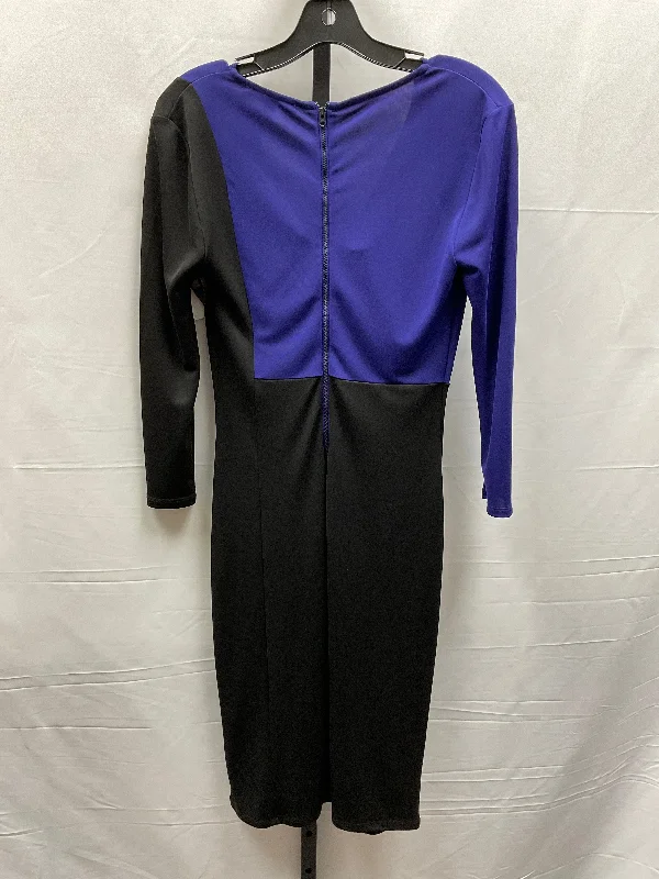 Dress Casual Midi By Narciso Rodriguez In Black & Blue, Size: Xs Fashionable Off-Shoulder Dress Midi Dress Casual Midi By Narciso Rodriguez In Black & Blue, Size: Xs Fashionable Off-Shoulder Dress Midi