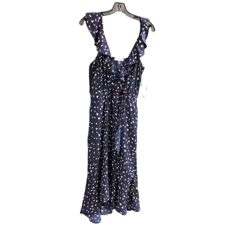 Dress Casual Midi By Socialite In Navy, Size: M Trendy Mock Neck Midi Dress