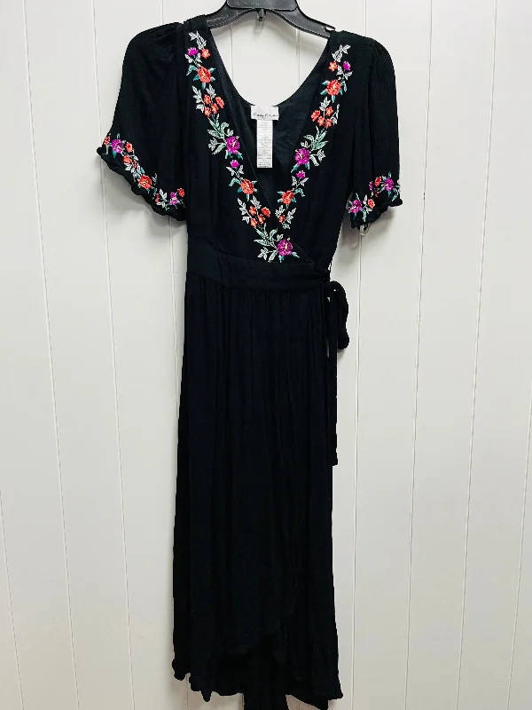 Dress Casual Midi By Tommy Bahama In Black & Pink, Size: S Fashionable Chiffon Midi Dress Dress Casual Midi By Tommy Bahama In Black & Pink, Size: S Fashionable Chiffon Midi Dress