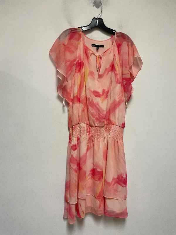 Dress Casual Midi By White House Black Market In Multi-colored, Size: L Trendy Fit-and-Flare Midi Dress Dress Casual Midi By White House Black Market In Multi-colored, Size: L Trendy Fit-and-Flare Midi Dress