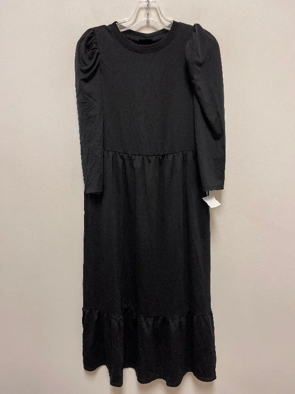 Dress Casual Midi By Who What Wear In Black, Size: Xs Trendy Smocked Detail Midi Dress Dress Casual Midi By Who What Wear In Black, Size: Xs Trendy Smocked Detail Midi Dress