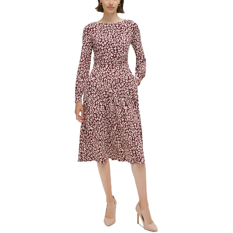 Jessica Howard Womens Petites Ruched Midi Sheath Dress Stylish Cold Shoulder Midi Dress Jessica Howard Womens Petites Ruched Midi Sheath Dress Stylish Cold Shoulder Midi Dress