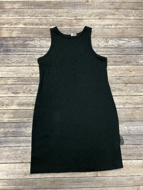 Dress Casual Midi By A New Day In Black, Size: L Chic Floral Print Midi Dress
