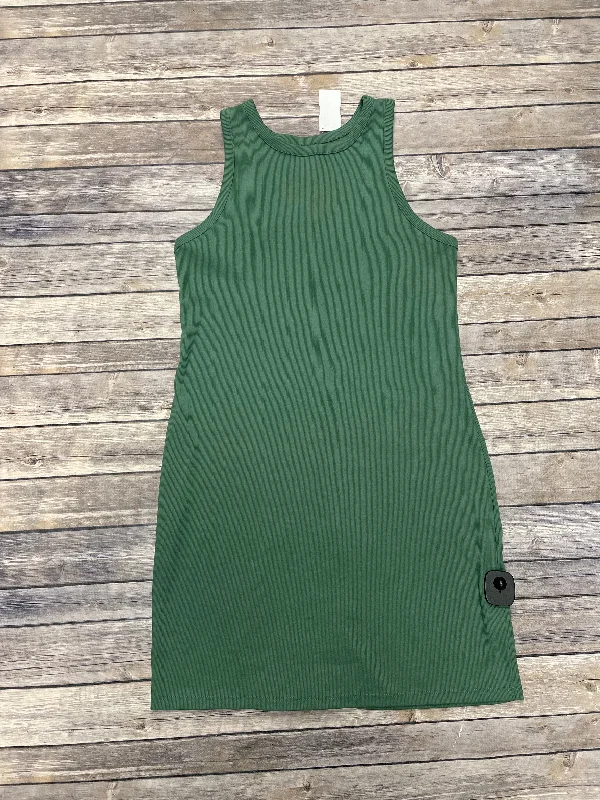 Dress Casual Midi By A New Day In Green, Size: L Fashionable Shift Midi Dress