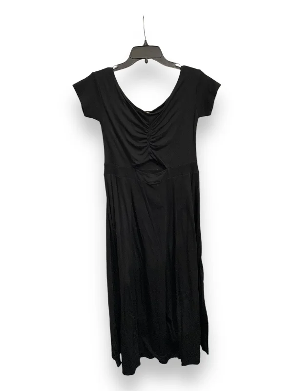 Dress Casual Midi By Free People In Black, Size: L Chic Off-Shoulder Midi Dress