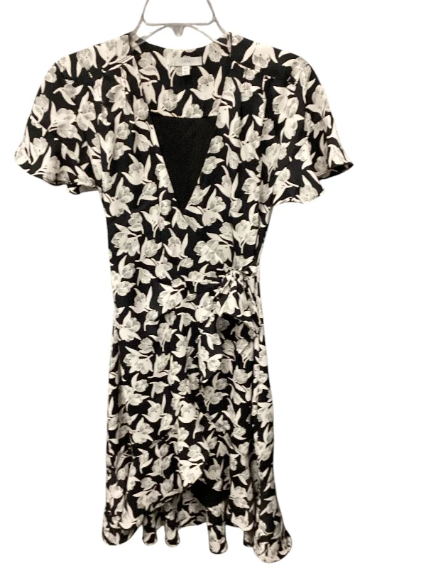 Dress Casual Midi By Joie In Black & White, Size: Xxs Trendy Smocked Detail Midi Dress Dress Casual Midi By Joie In Black & White, Size: Xxs Trendy Smocked Detail Midi Dress