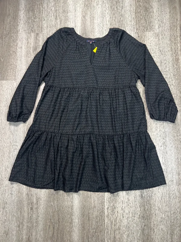 Dress Casual Midi By Skies Are Blue In Black, Size: Xl Comfortable Fit-and-Flare Midi Dress Dress Casual Midi By Skies Are Blue In Black, Size: Xl Comfortable Fit-and-Flare Midi Dress