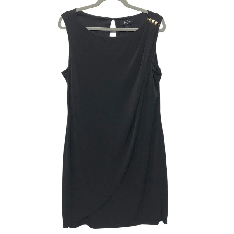 Dress Party Midi By Jessica Simpson In Black, Size: 14 Stylish Button-Down Midi Dress Dress Party Midi By Jessica Simpson In Black, Size: 14 Stylish Button-Down Midi Dress